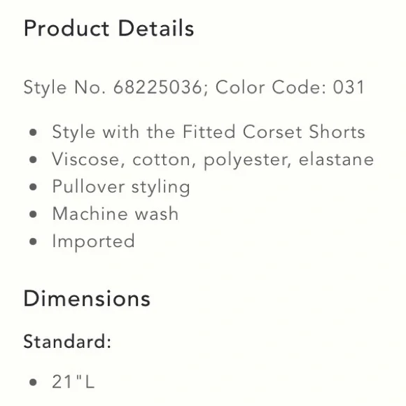 NWT! Anthropologie Fitted Corset Short Sleeve Top - Picture 7 of 7